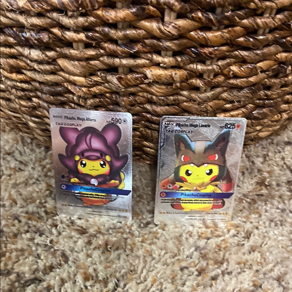 Pokemon Pikachu Cosplay Trading Cards